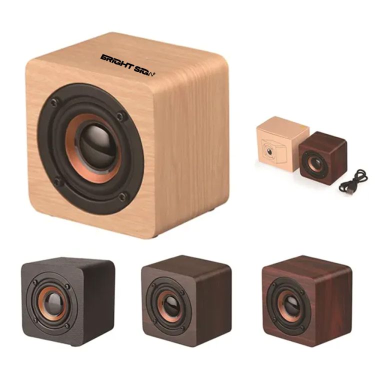 Wooden Mini Wireless Bluetooth Speakers 1