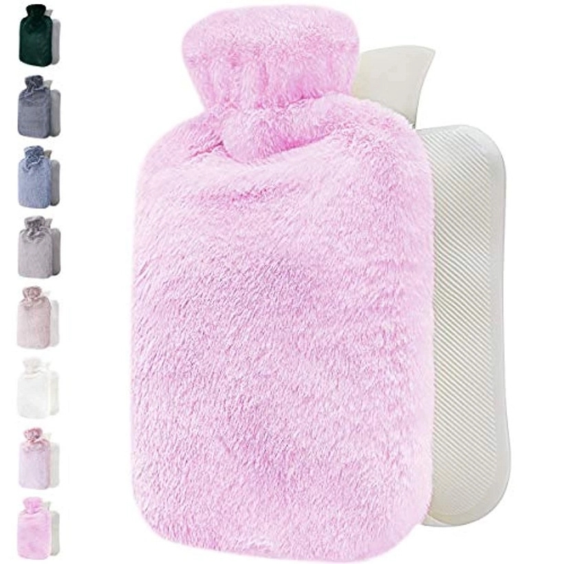 Rechargeable Hot Water Bottle With Soft Cover - 1.8L Large 2