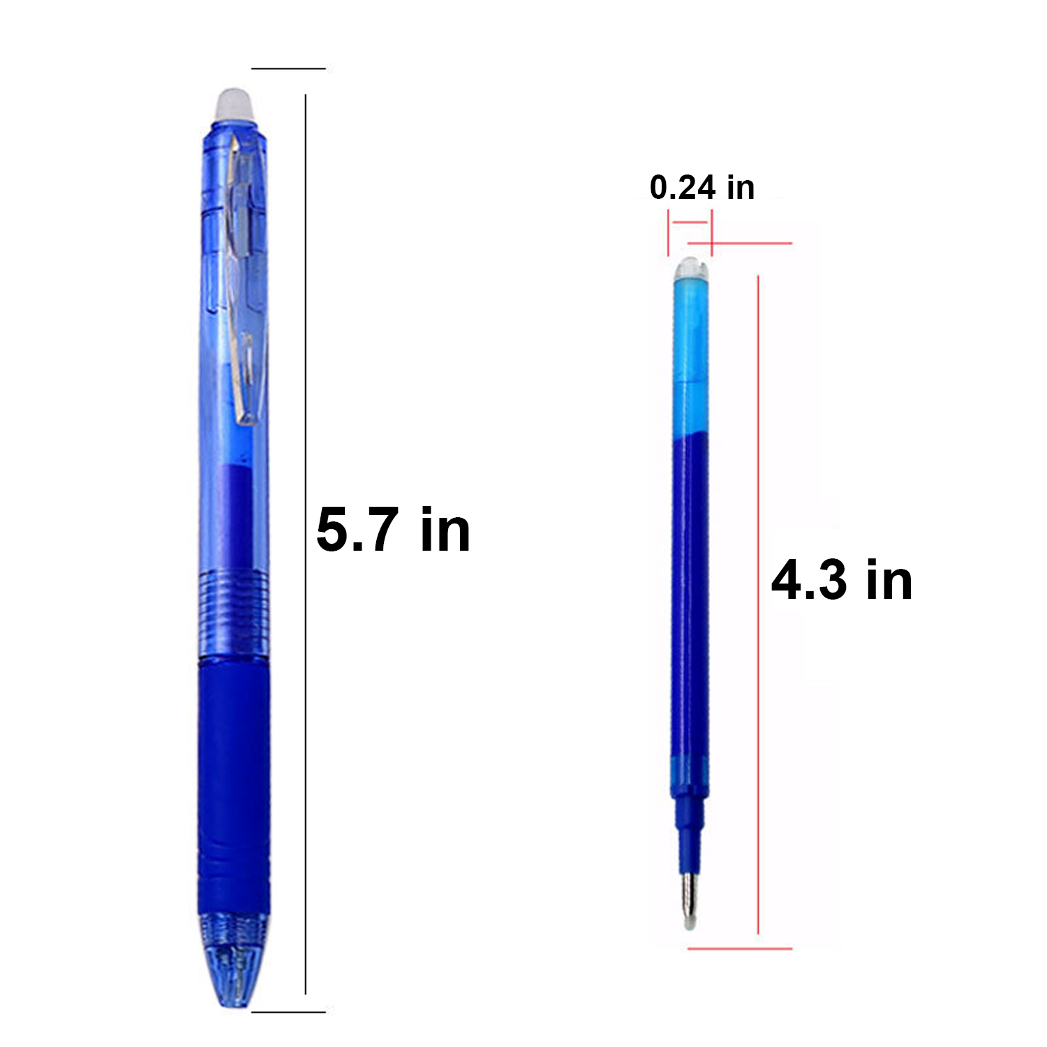 Colorful Retractable Erasable Gel Pens 13