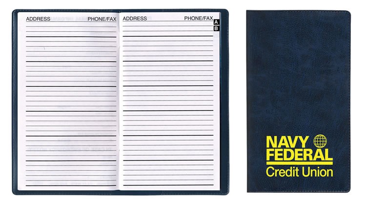 Executive Vinyl Telephone & Address Book 6