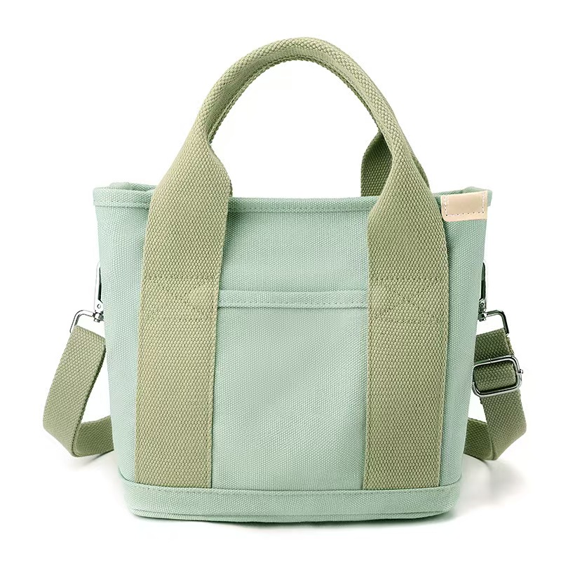 Versatile Canvas Tote Bag With Shoulder Strap For Teenager & College 10