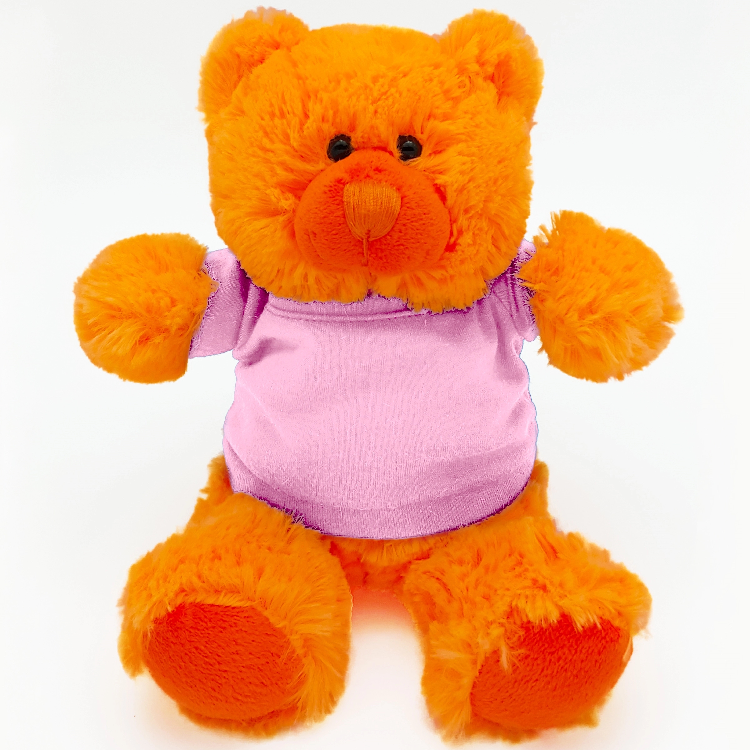 8" Bright Color Orange Bear 2