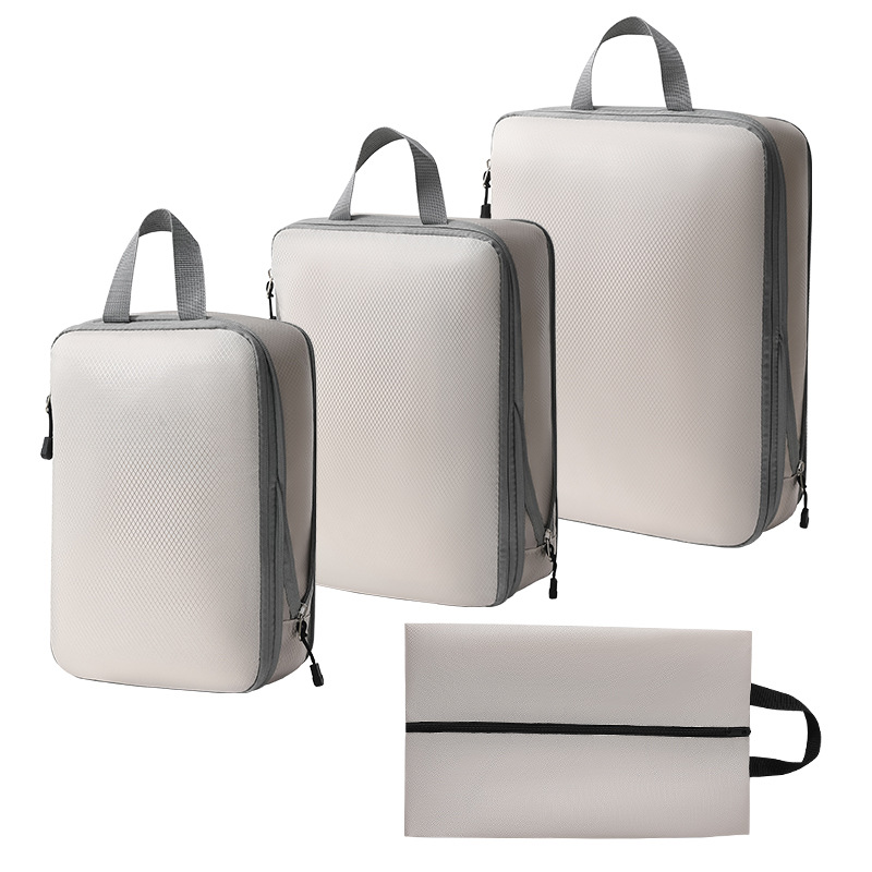 4-Piece Deluxe Compression Packing Cubes Travel 5