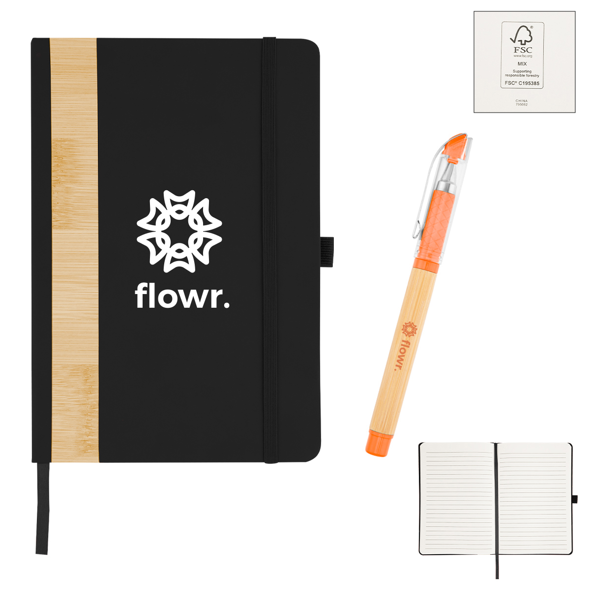 Verse Bamboo Journal With Pen 15