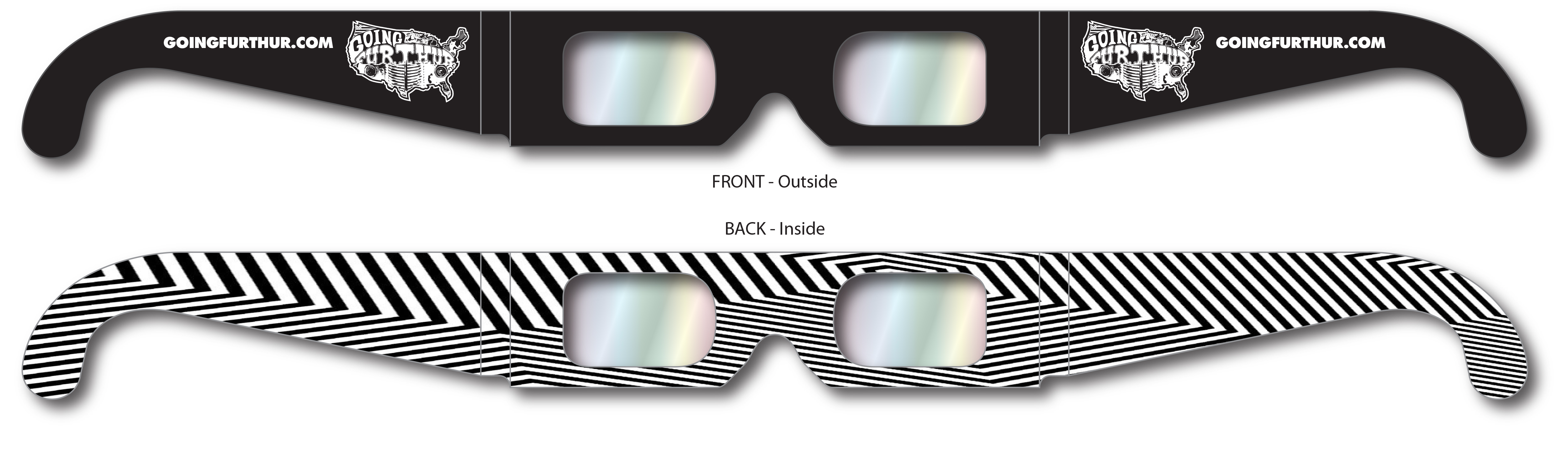 RainbowDepth 3D Glasses - Custom Imprint 9