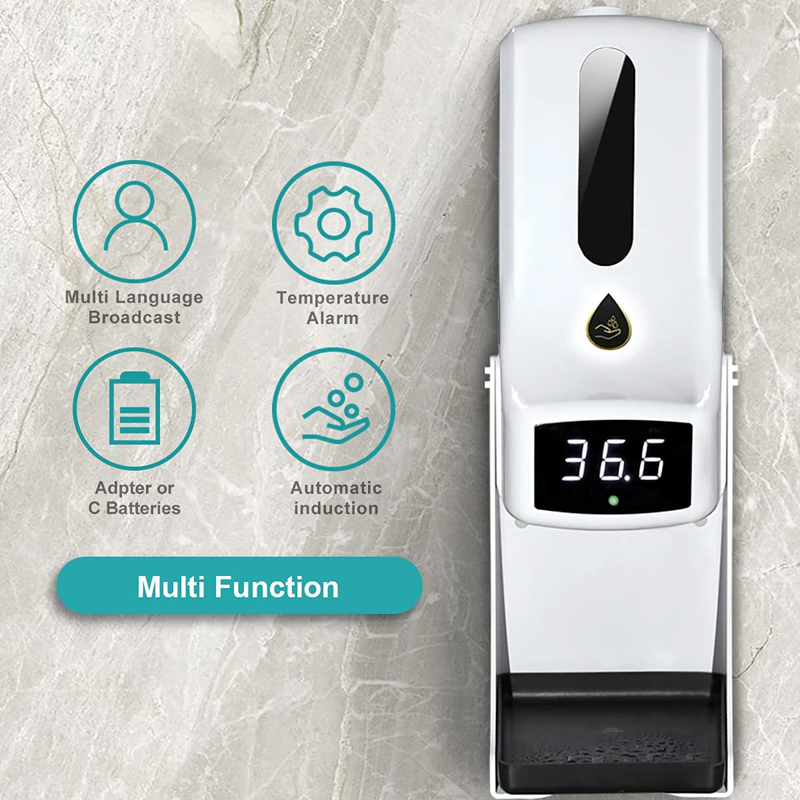 K9 Pro Automatic Thermometer Liquid Soap Dispenser 2