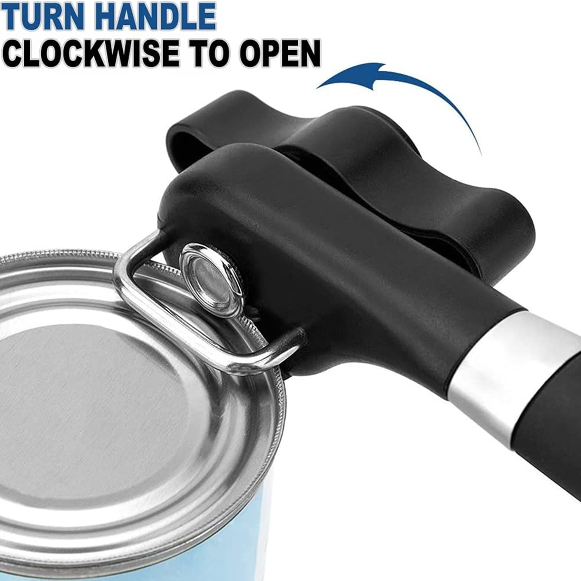 Manual Safe Cut Stainless Steel Can Opener 5
