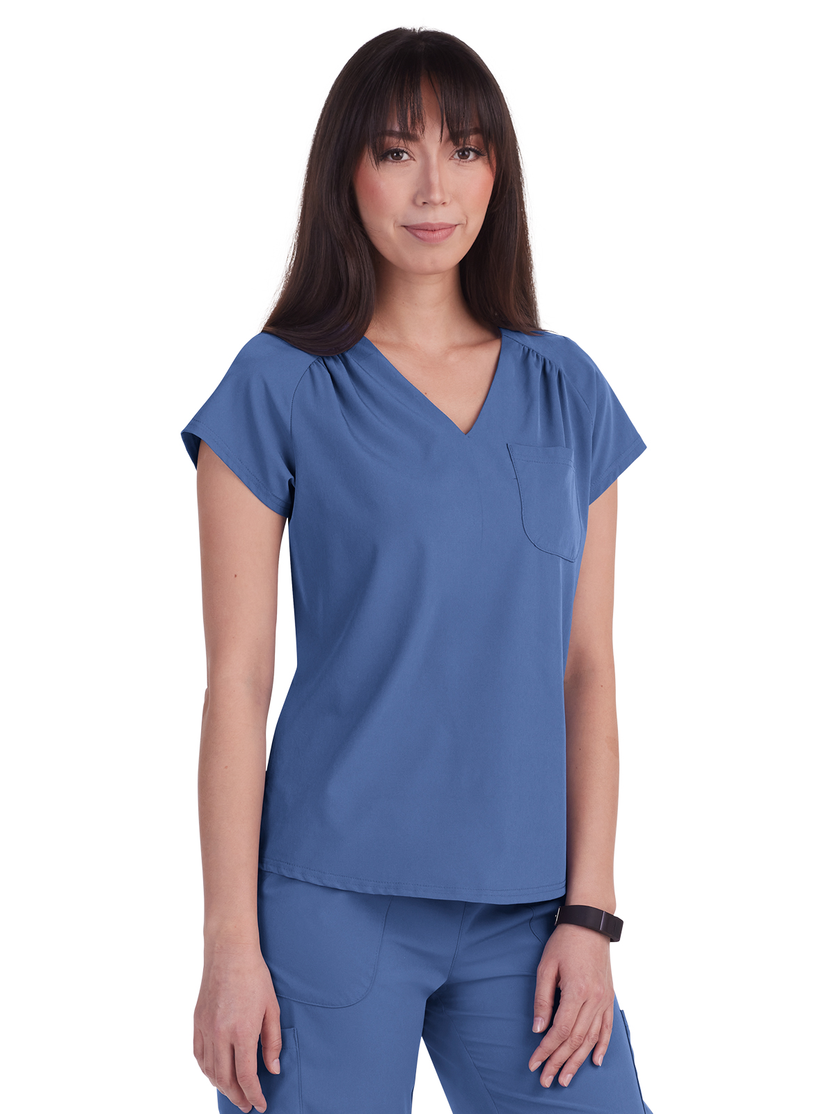 koi - Planet koi - Women's One-Pocket Heart-Shaped Neckline Eco-Friendly Kailani Top 28