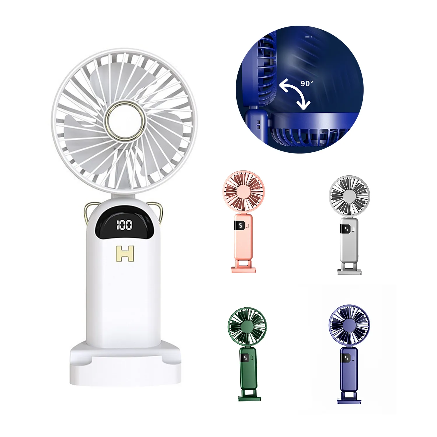 Folding Display USB Fan 2