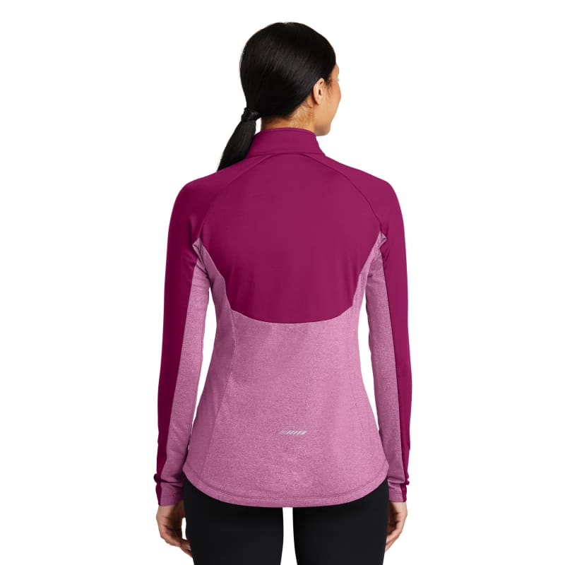 Sport-Tek Women's Sport-Wick Stretch Contrast 1/4-Zip Pullover. 20