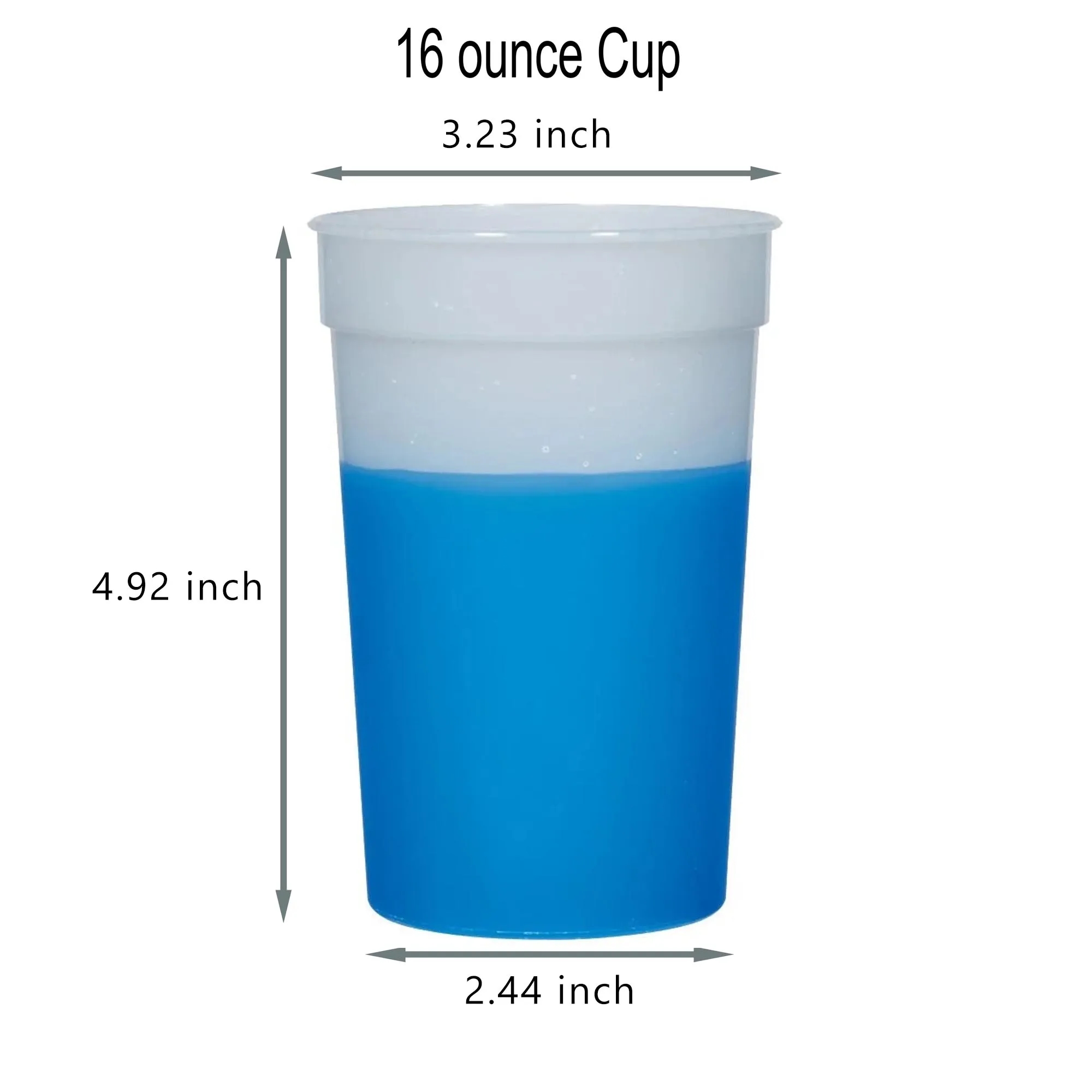 16 oz Cold Color Changing Stadium Cup 3