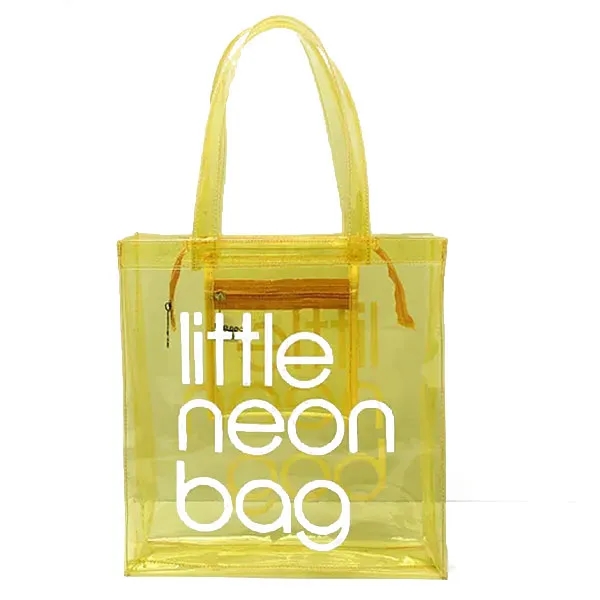 Colorful Transparent PVC Neon Tote Bag 2