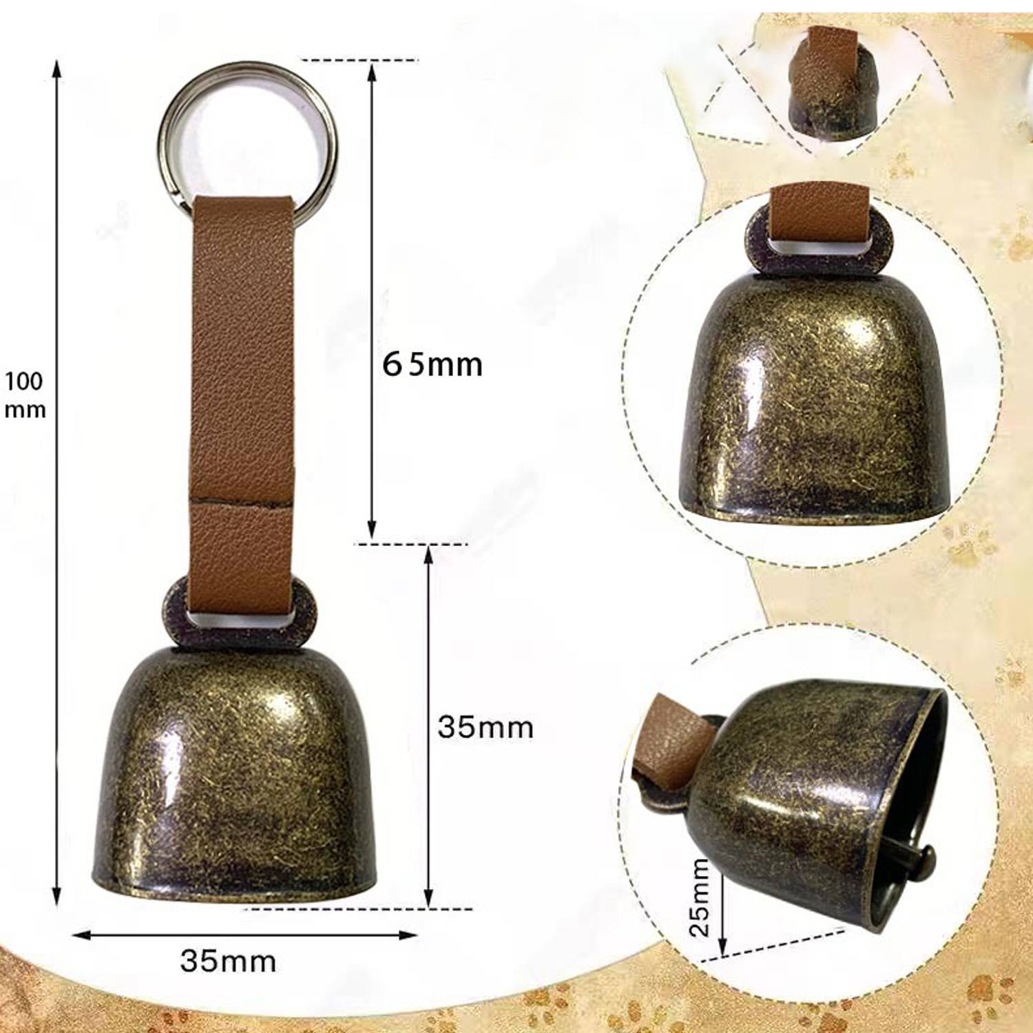 Cow Bell W/ Webbing 2