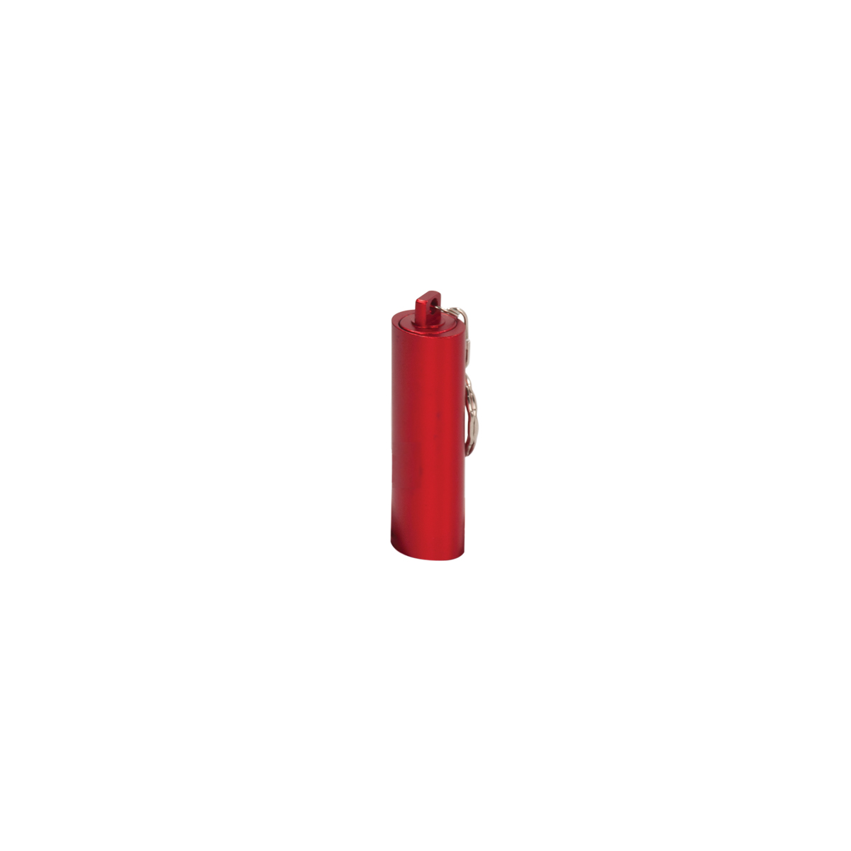 2 3/8" Red 3-LED Flashlight with Keychain 2