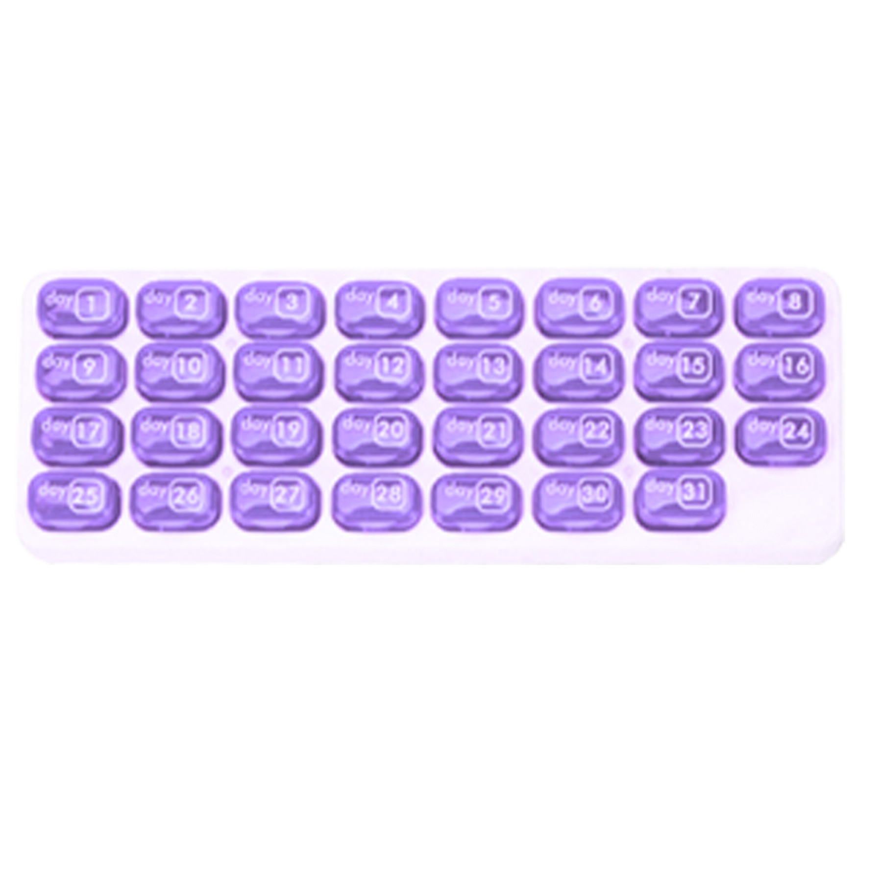 31-Compartment Keyboard Type Medicine Box 1