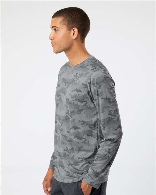 Unisex Pompano Performance Camo Long Sleeve T-Shirt - 217 20