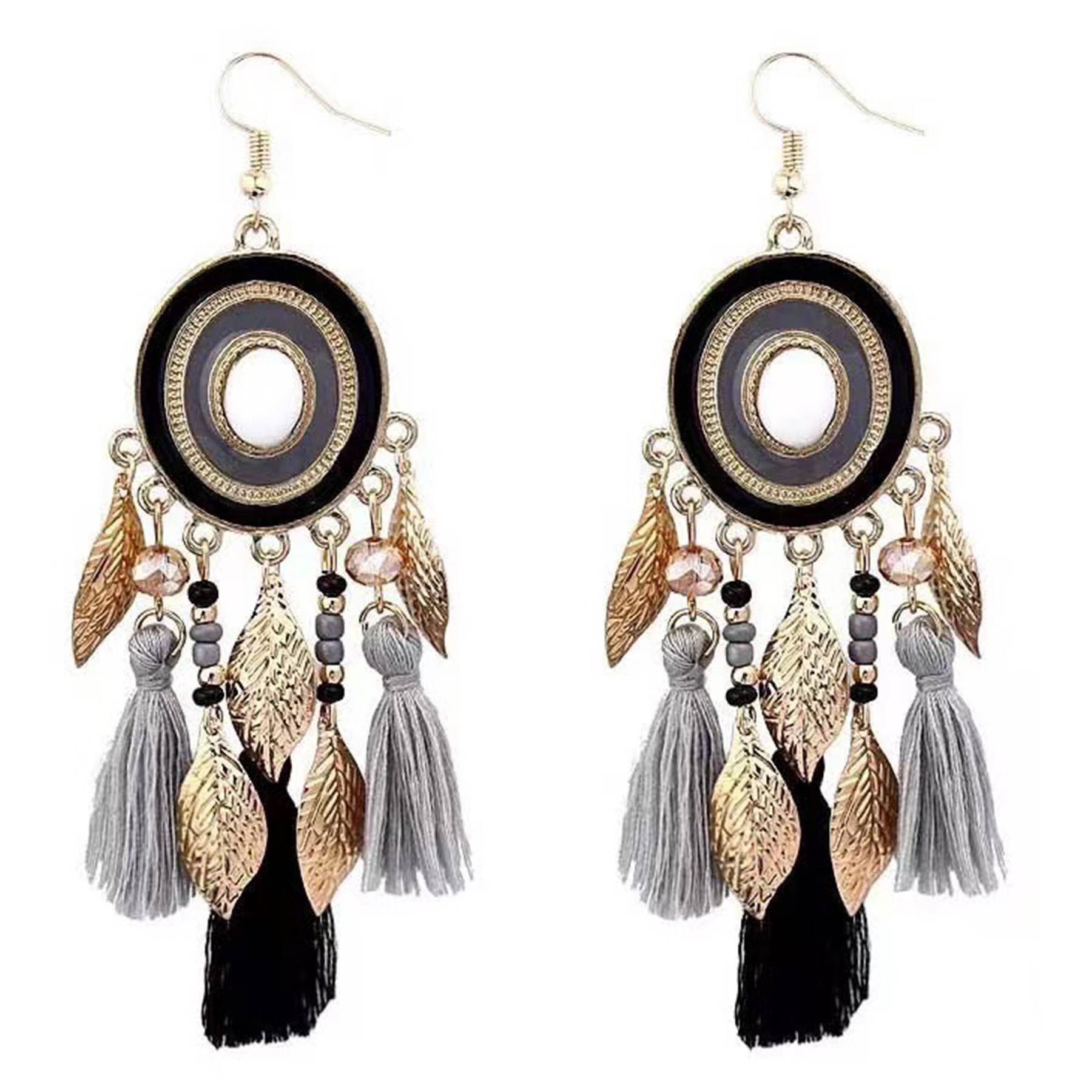 Alloy Bohemian tassel earrings 5