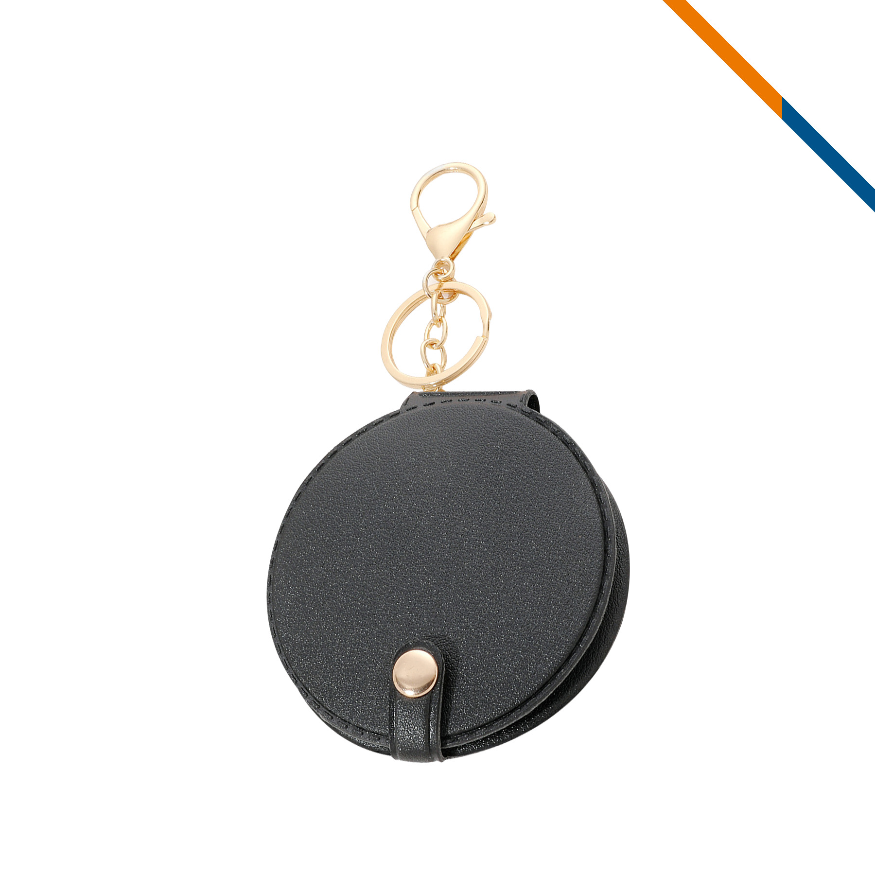 PeltGlow Leather Keychain Compact Mirror 7