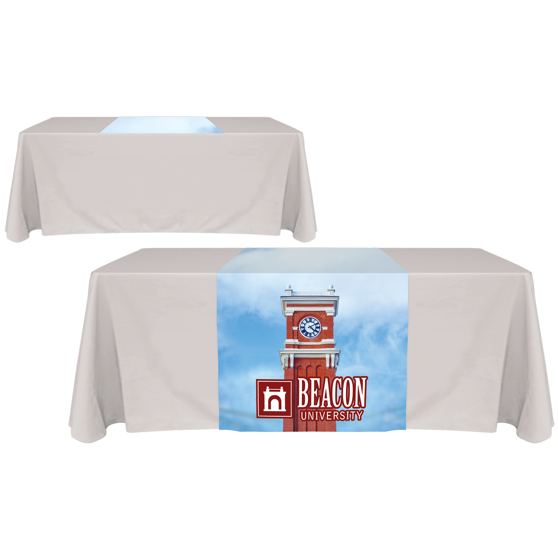 30" x 60" Knit Polyester Custom Table Runner 12