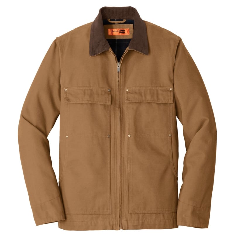 CornerStone Washed Duck Cloth Chore Coat. 17