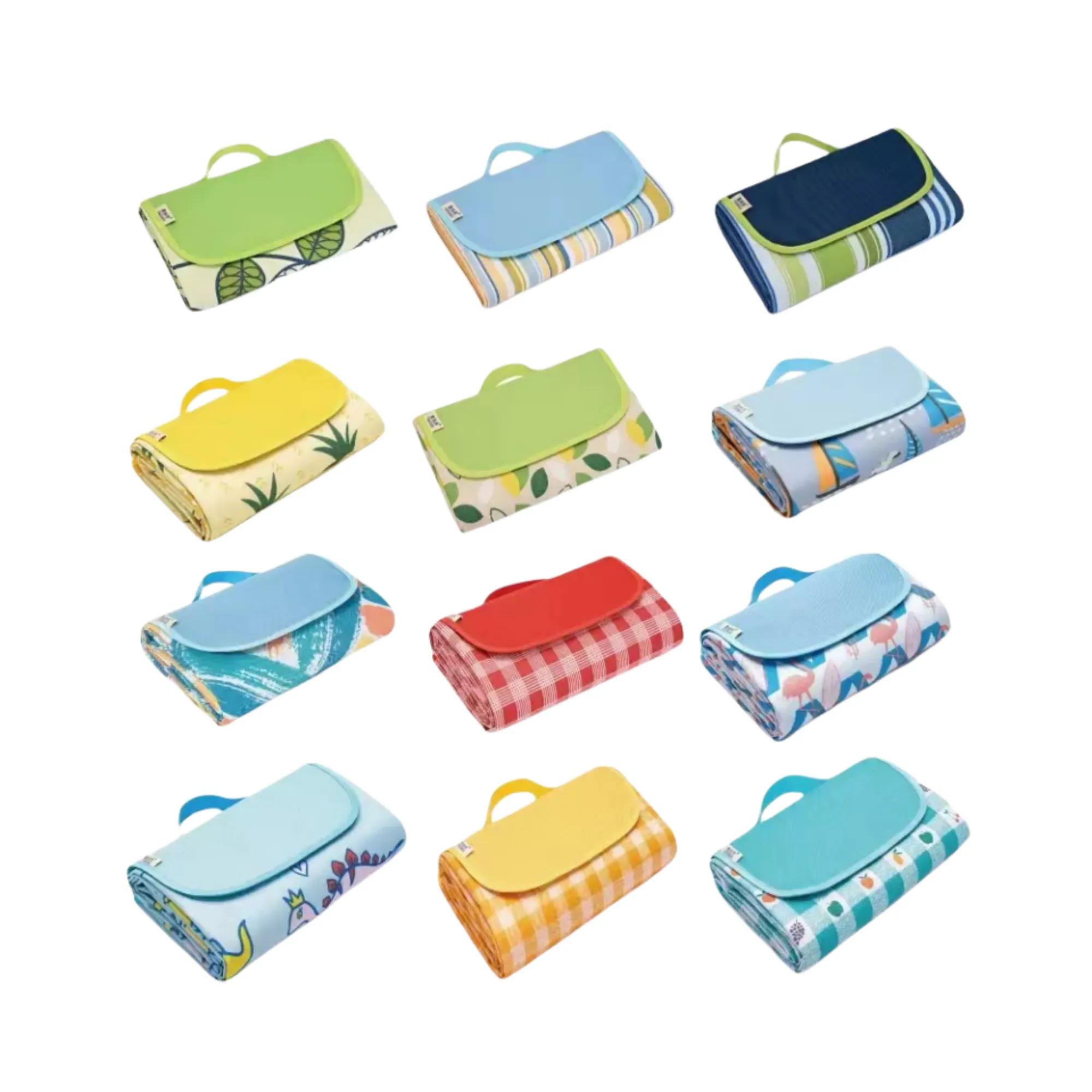 Roll-Up Waterproof Sandproof Beach Blanket Mat 7