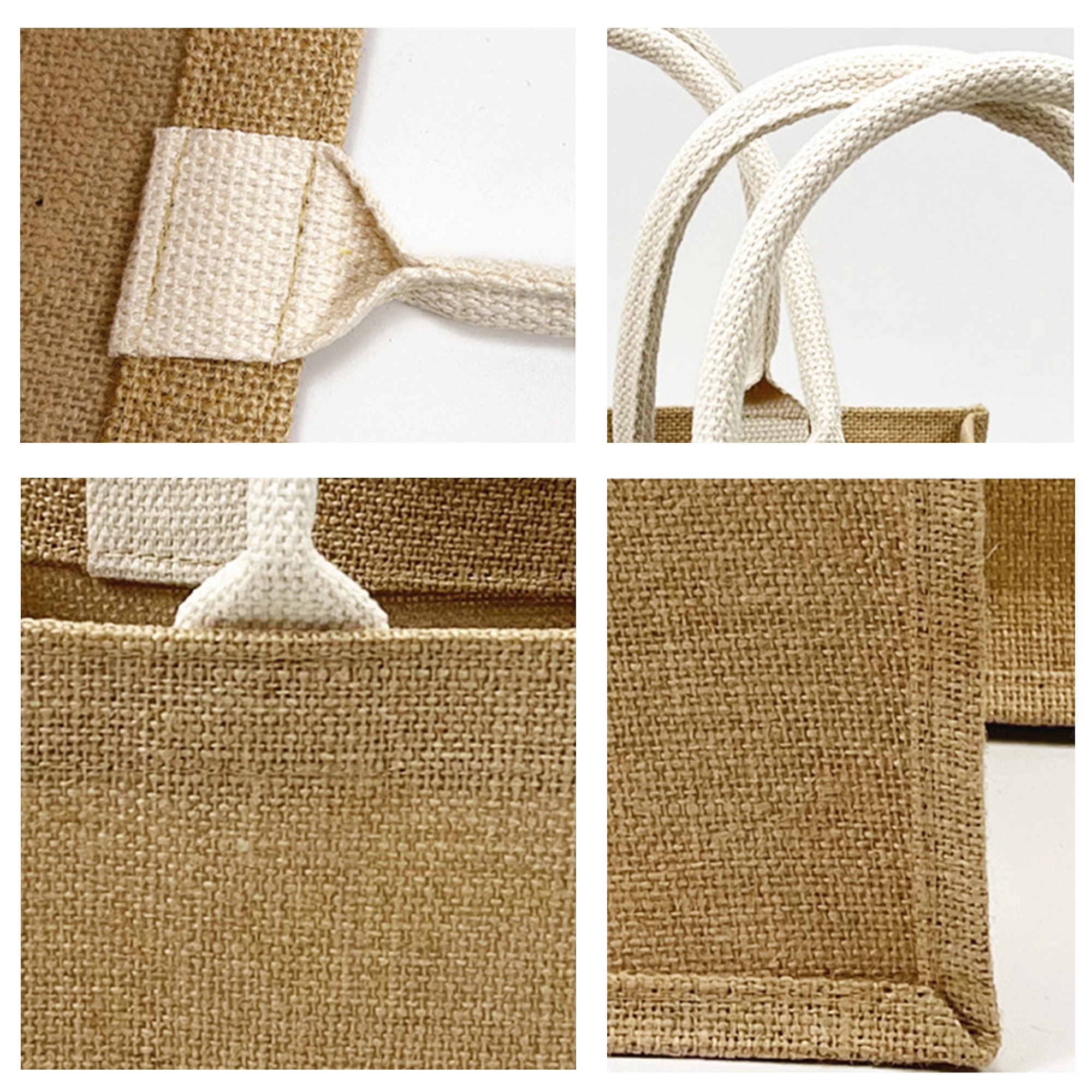 Reusable Jute Grocery Bag MOQ50pcs 1