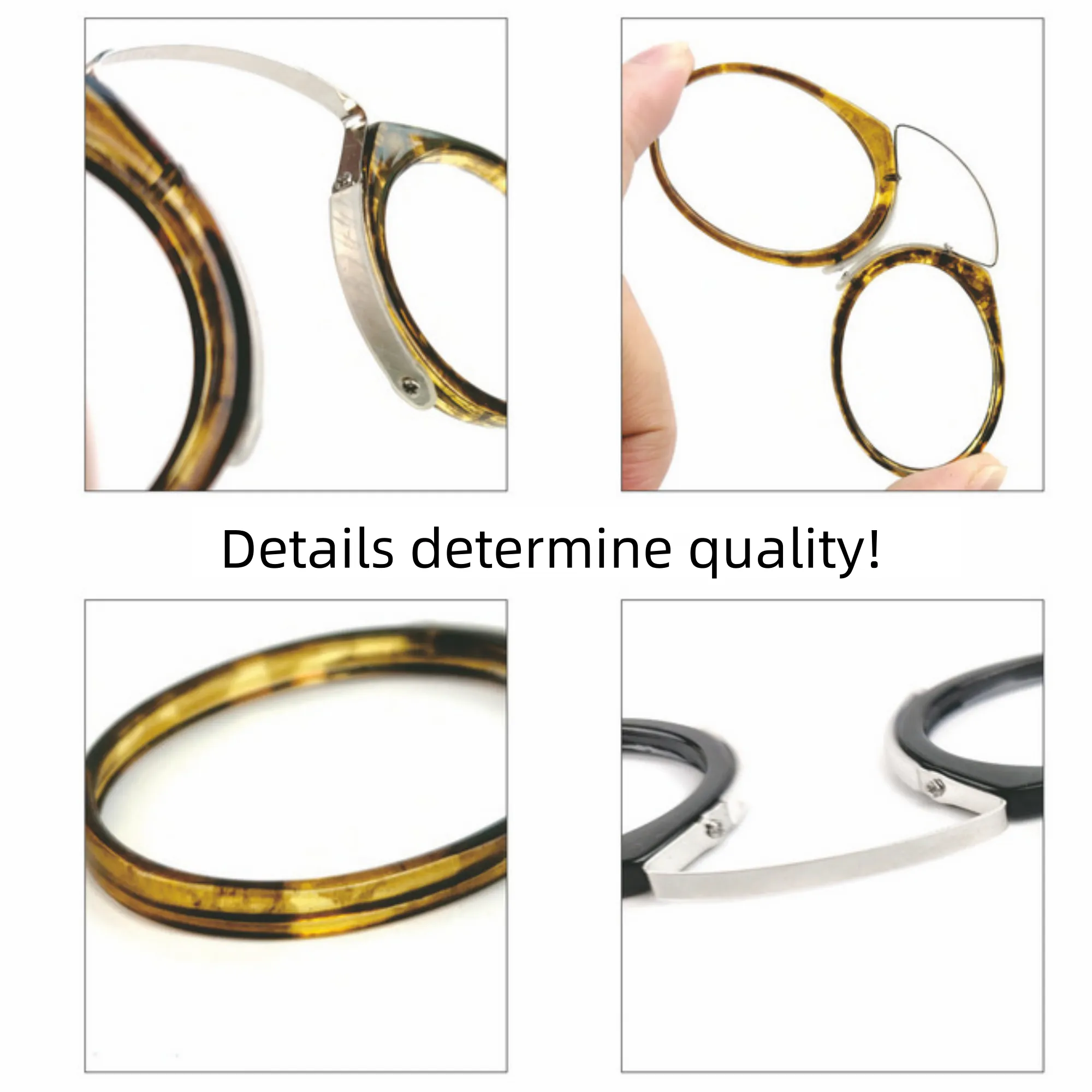 TR90 Nose - Clip Mini Reading Glasses Without Temples 2