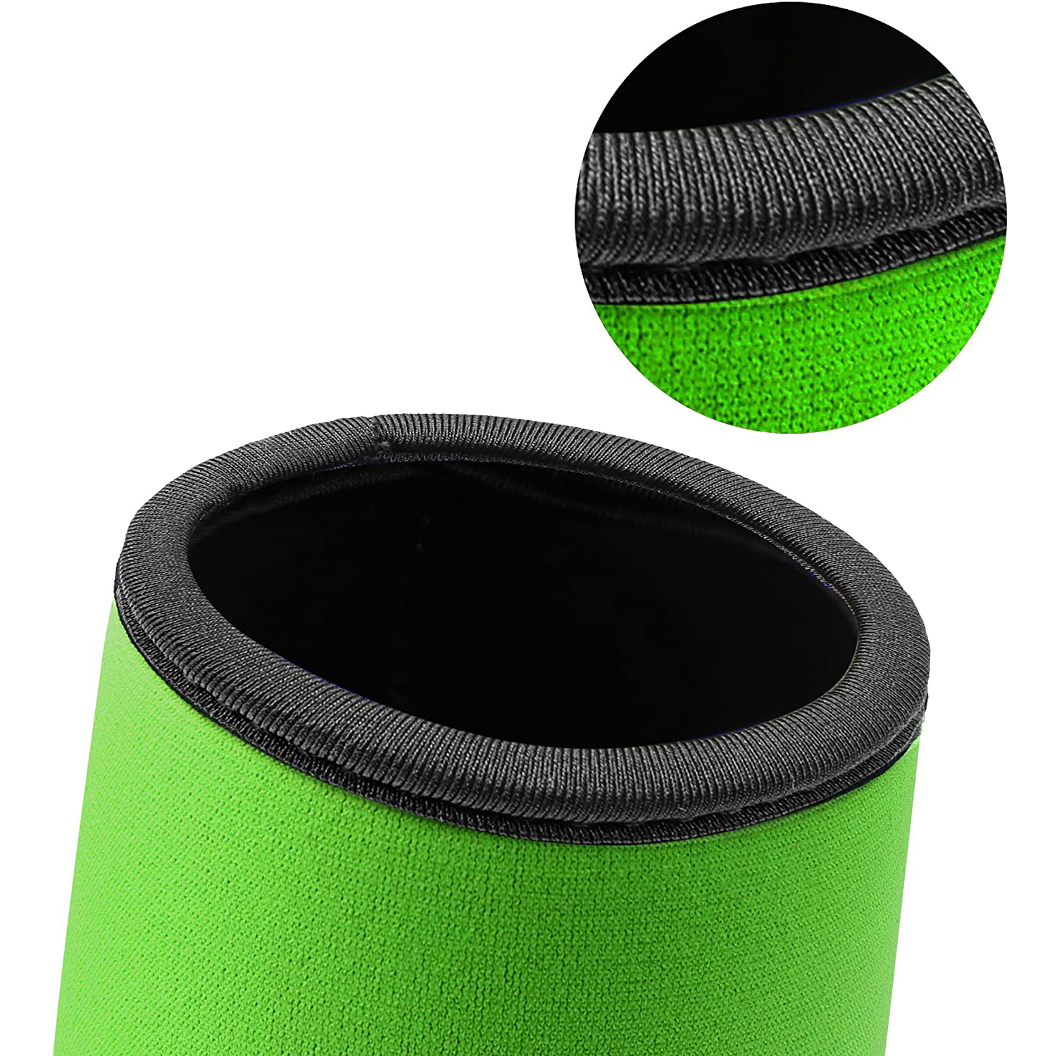 1Seam Neoprene Beer Can Sleeve Covers W/Stitched Fabric Edges 3