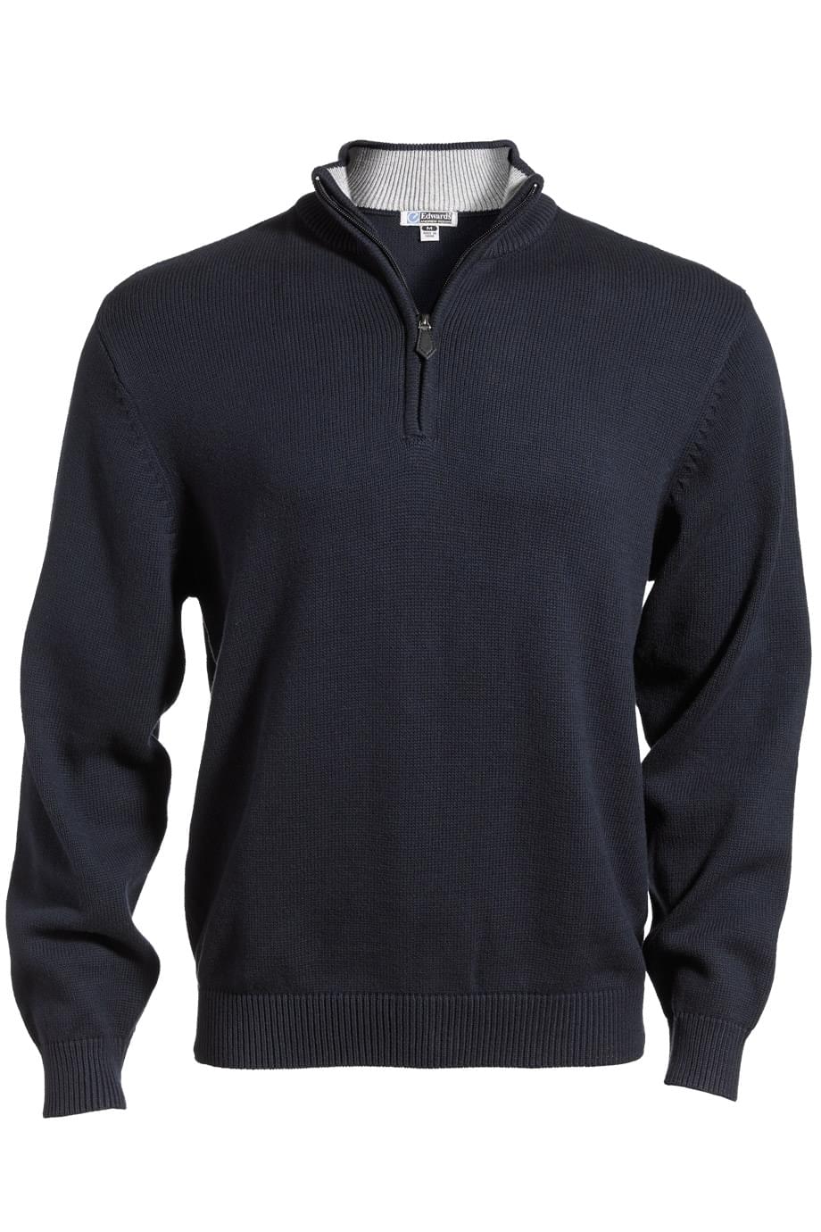 Cotton Blend Unisex 1/4 Zip Sweater