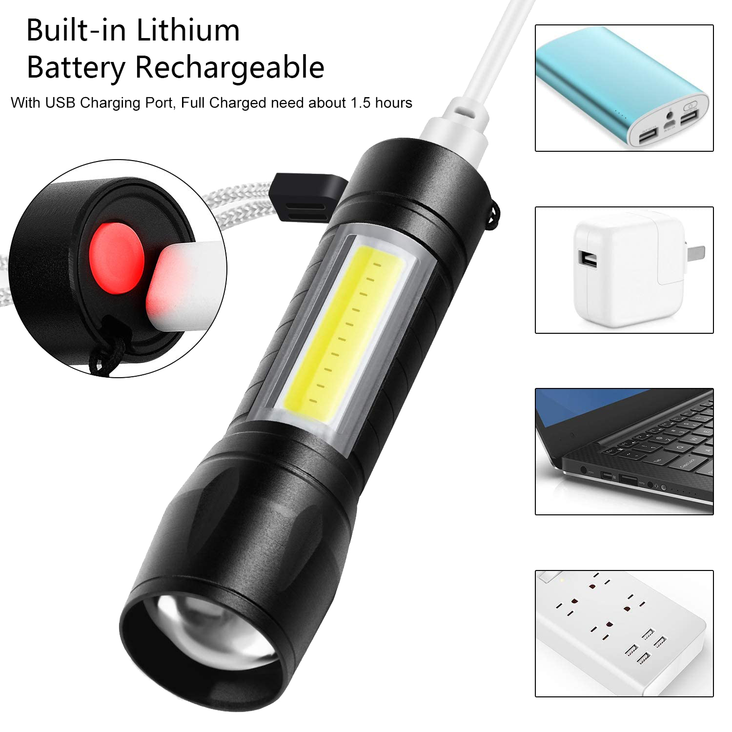 LED Side Light Flashlight 6