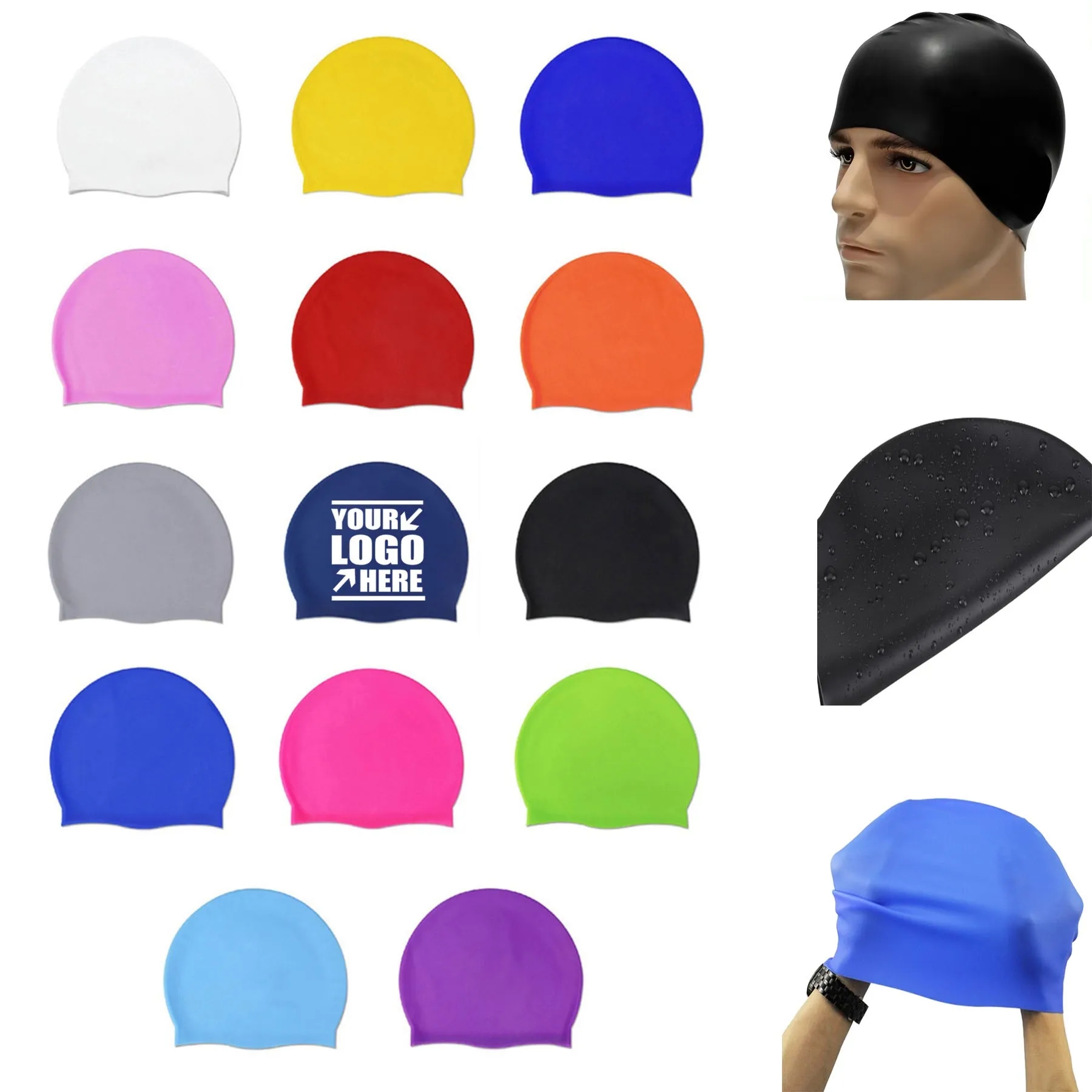 Silicone Swim Cap 9