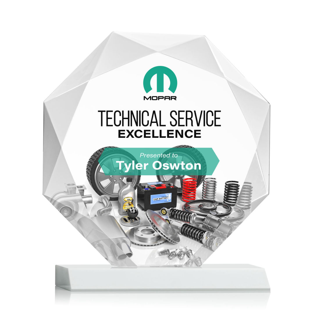 Kitchener VividPrint™ Award - White 5