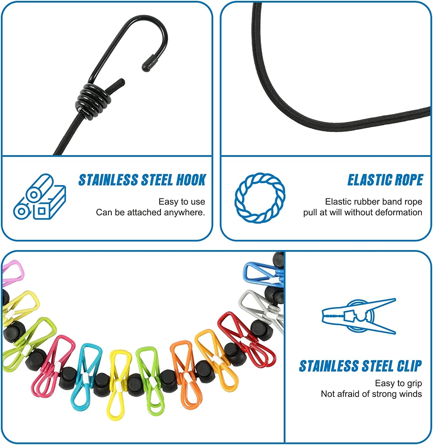 Retractable Portable Clothesline 2