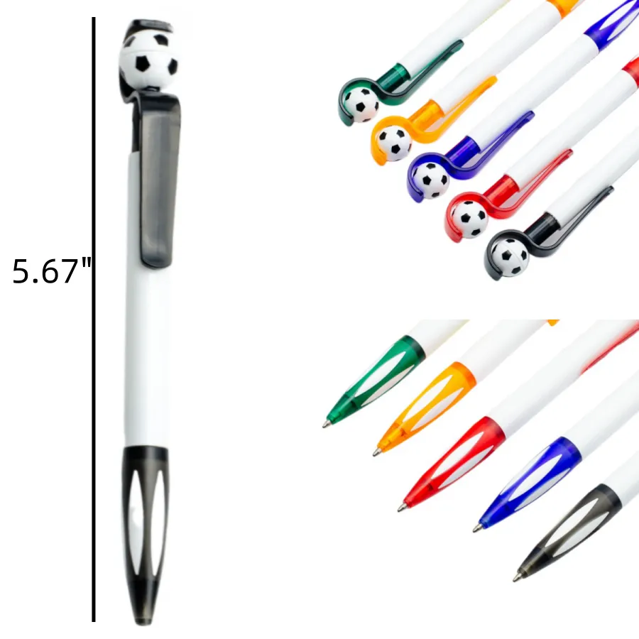Football Shape Plastic Stretchable Ballpoint Pen 5