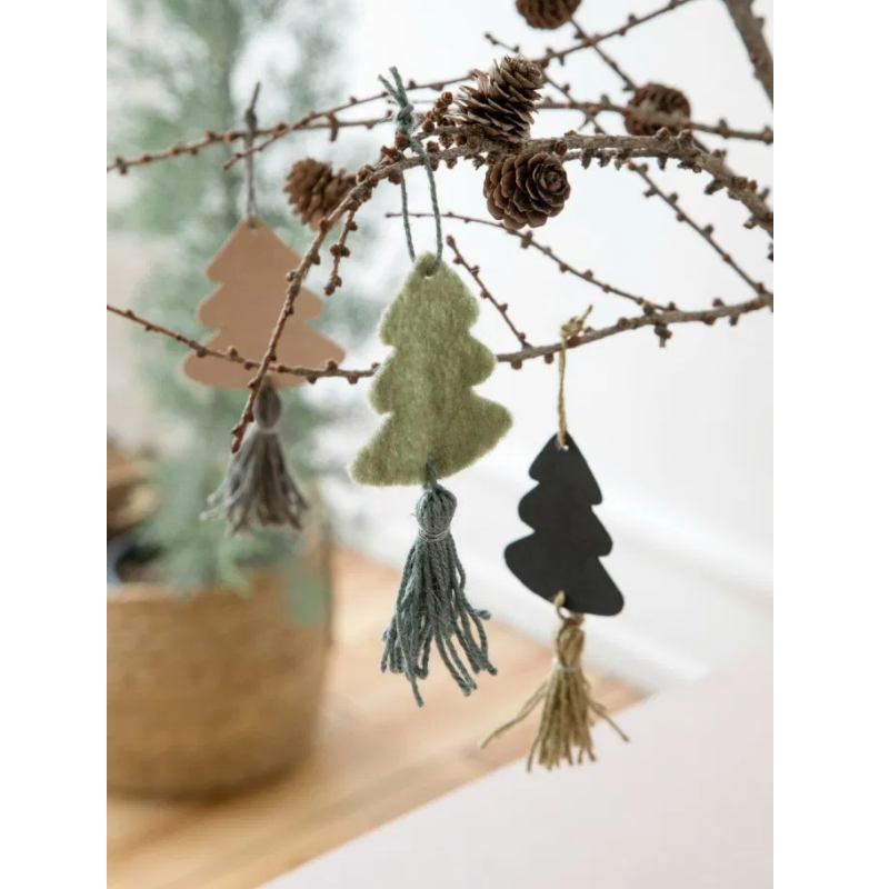 Leather Christmas Ornaments 2