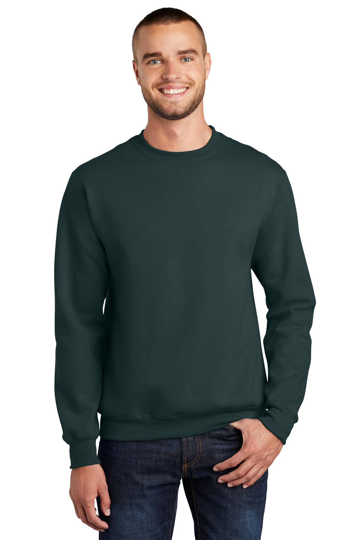 Port & Company® Essential Fleece Crewneck Sweatshirt, custom hoodie or sweatshirt with logo imprint 61