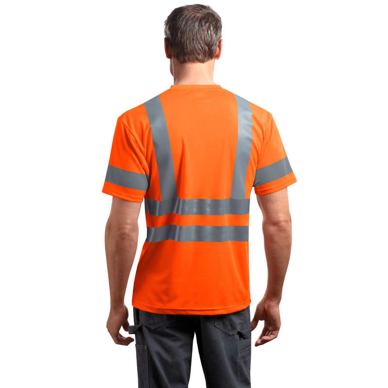 CornerStone - ANSI 107 Class 3 Short Sleeve Snag-Resistant Reflective T-Shirt. 6