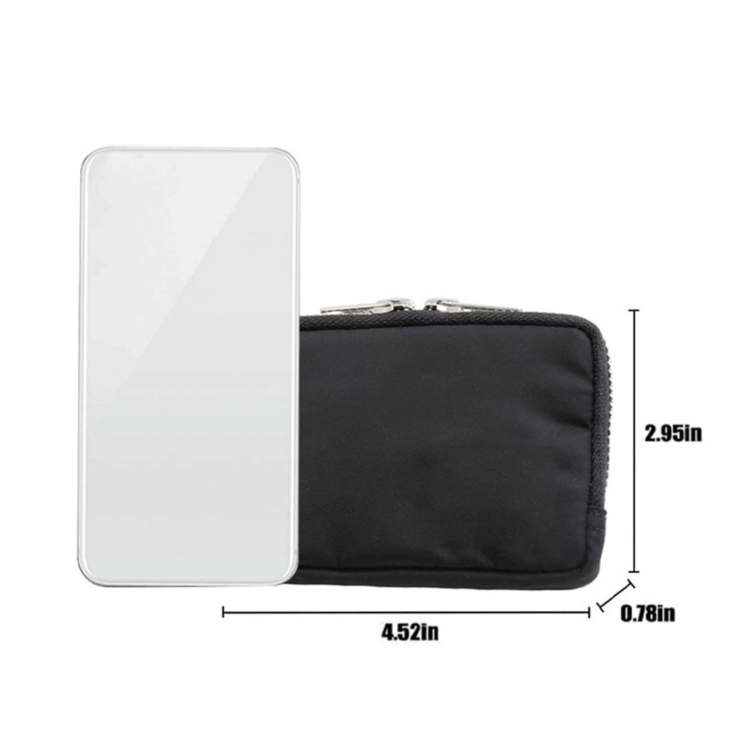 Mini Women Men Wallets Waterproof Nylon Belt Bag Coin Purse 9