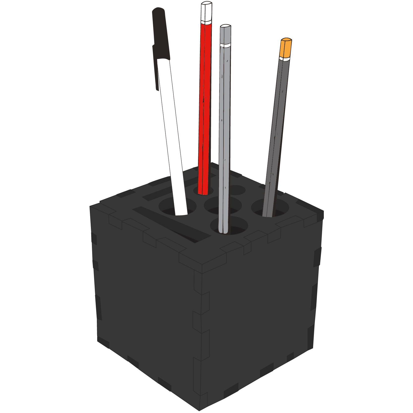 3" Puzzle Cube Organizer 13
