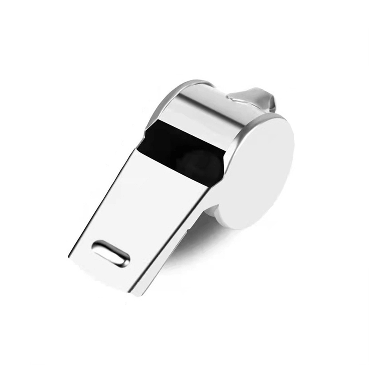 Stainless Steel Whistle With Lanyard 2