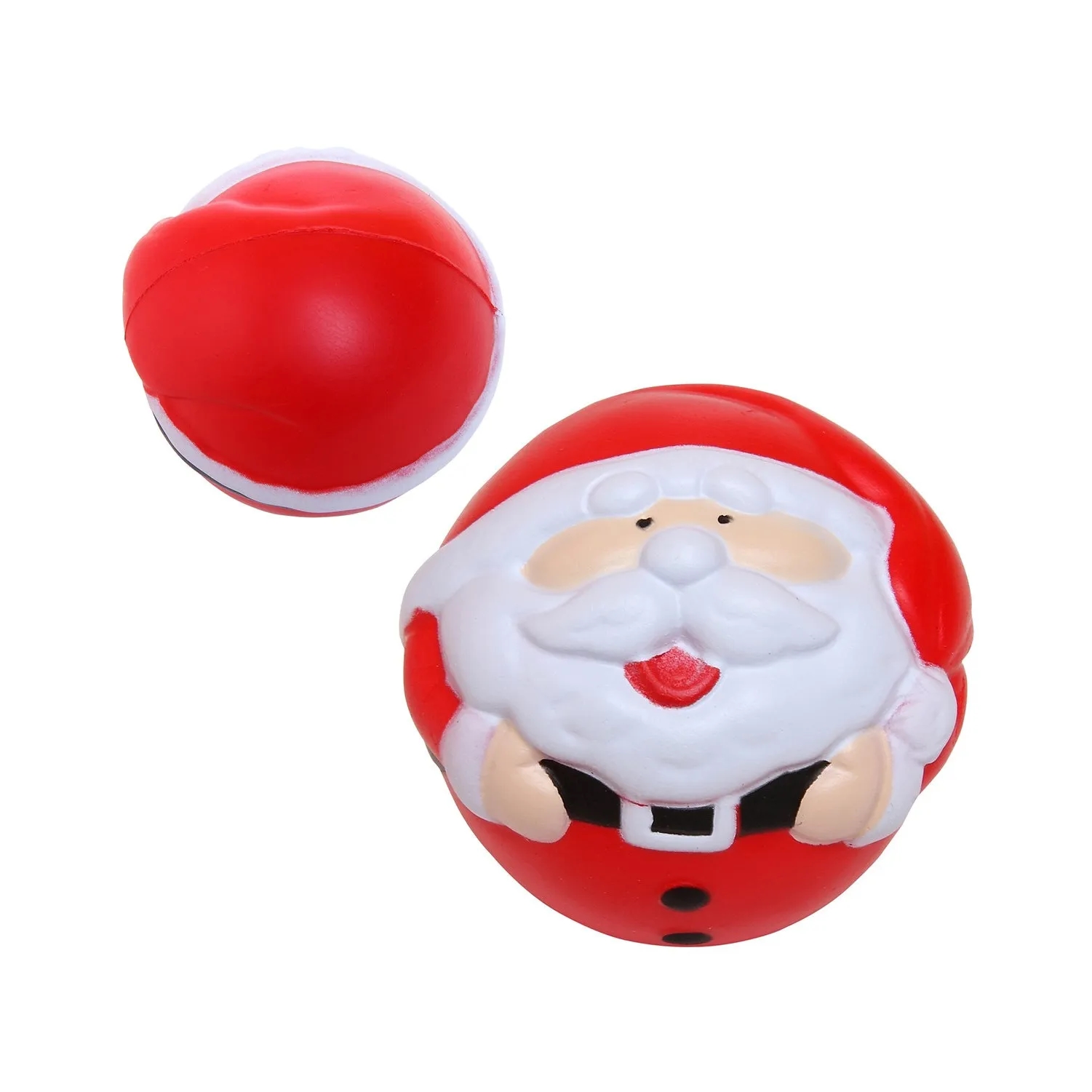 Prime Line Holiday Christmas Santa Shape Stress Ball 1