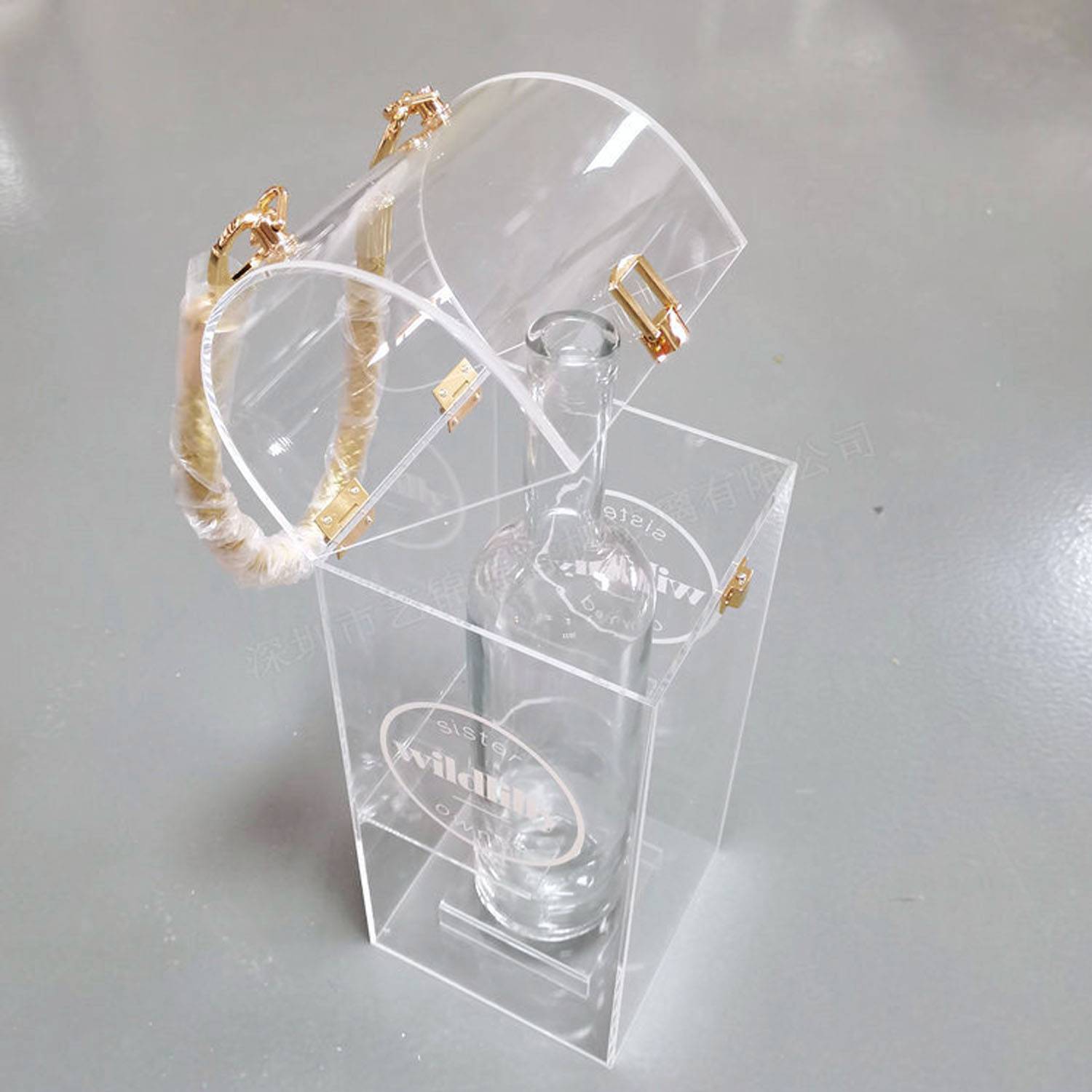 Acrylic Wine Case Purse 3