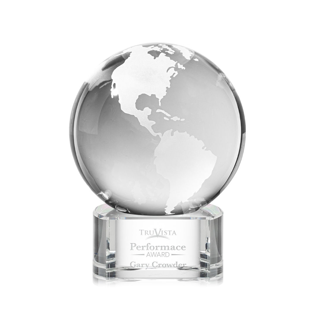 Globe Award on Paragon Base - Clear 2