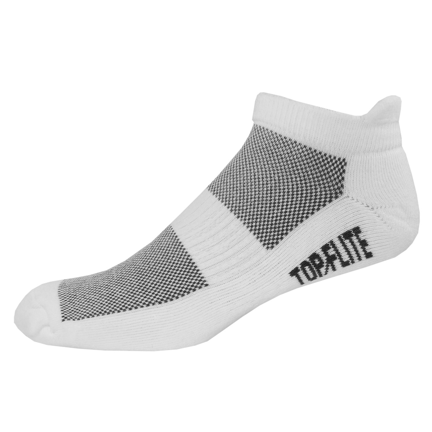 Top Flite Pull Tab Half Cushion Runners Socks 1