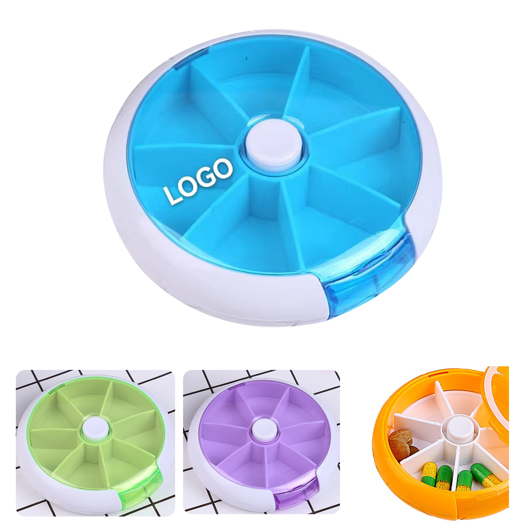 One-Week Rotating Pill Box 2