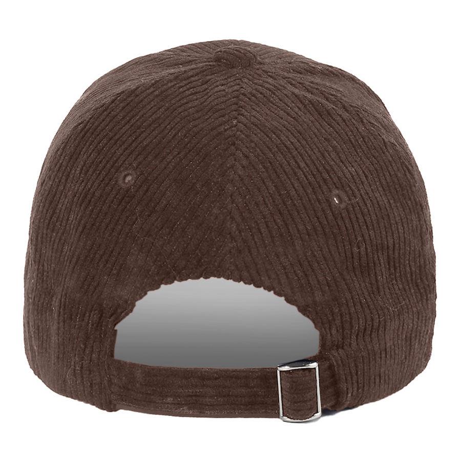Stock Corduroy 6-Panel Structured Cap w/ Metal Buckle 29