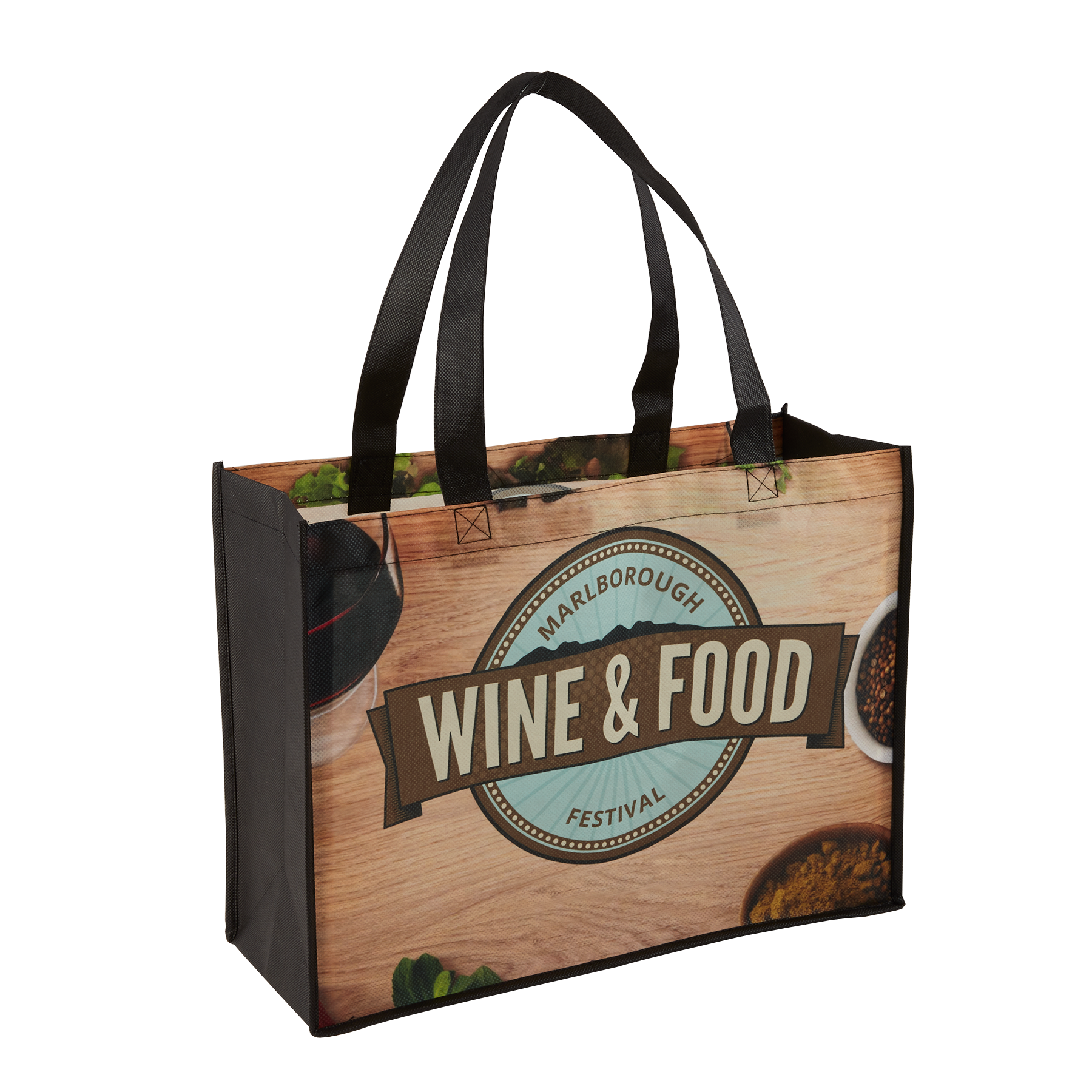 Sublimated 2 Sided Non-Woven Shopping Tote 4