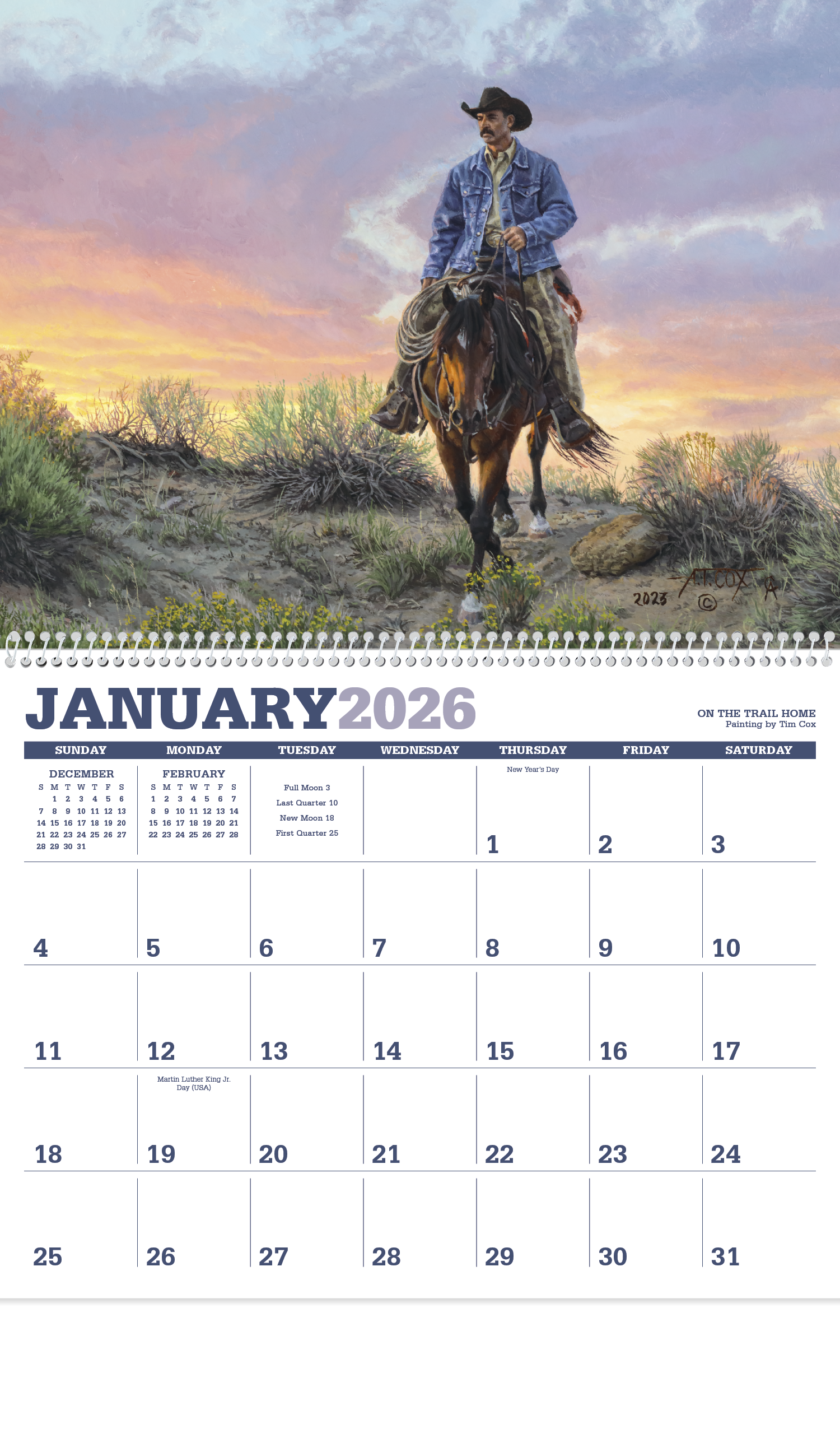 Triumph® Calendars American West by Tim Cox Calendar 10