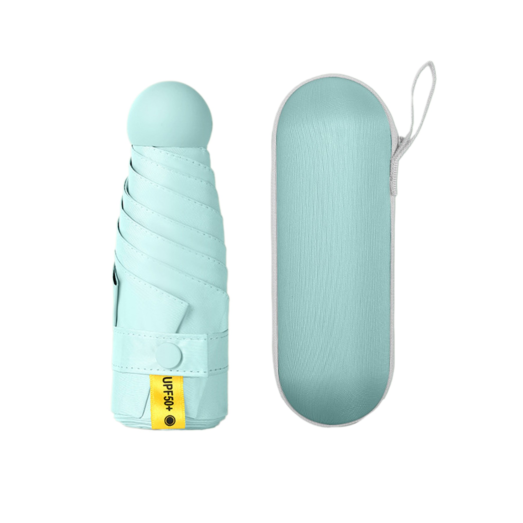 Mini Compact Umbrella With Case 6