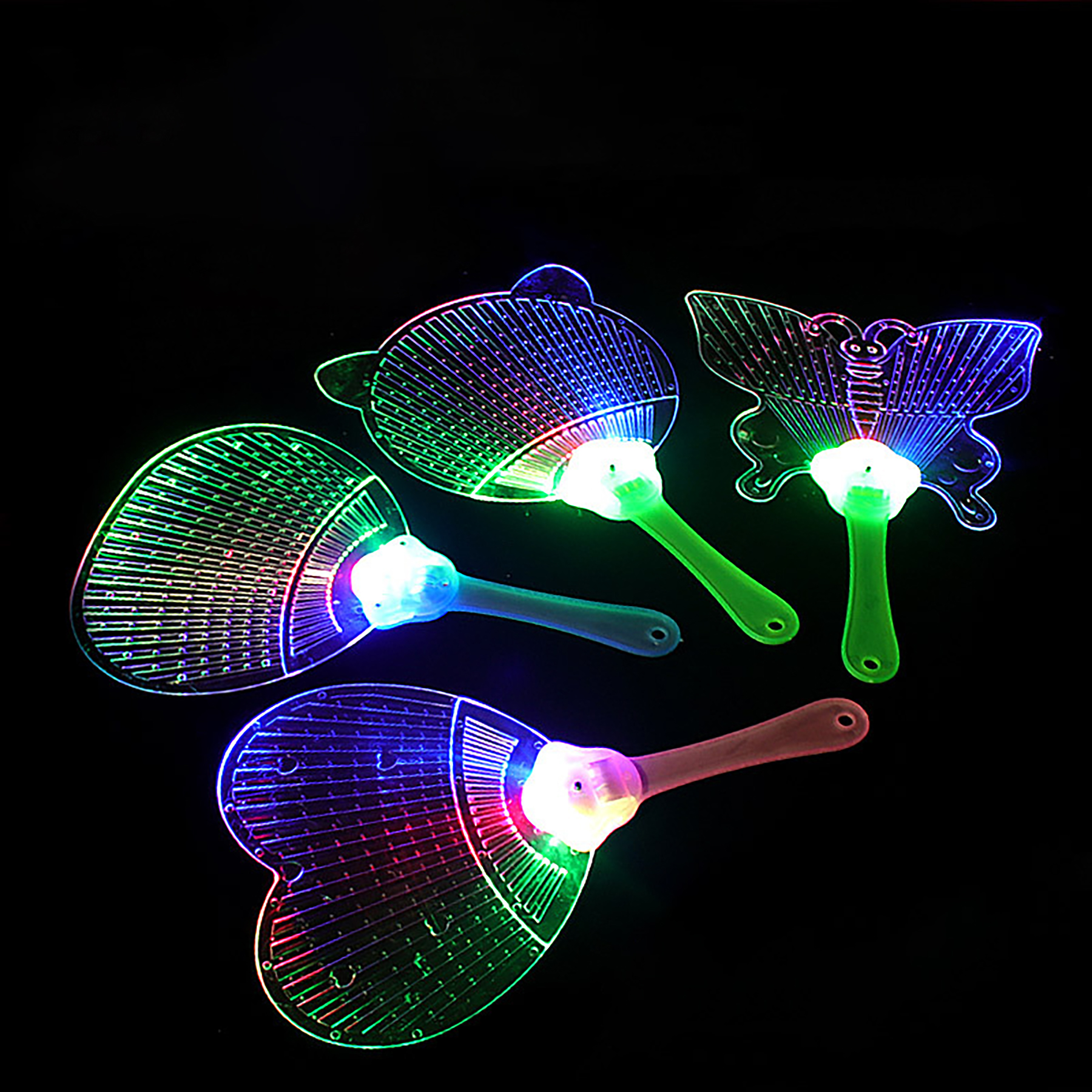 LED Flashing Light-Up Fan 4